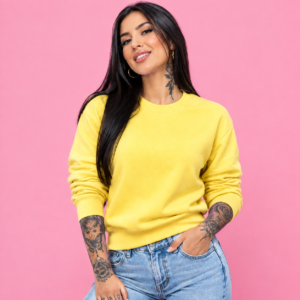 Saco cuello redondo linea básica Mujer